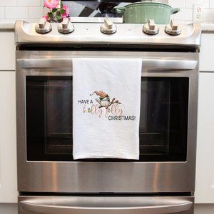 Elegant Christmas Kitchen, Tea, Bath Hand Towel